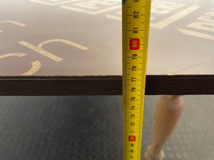 Boardroom Table with Turned Legs (Branded Top) 250cm x 125cm - REDUCED