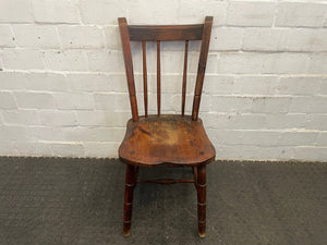 Wooden Slated Dining Chair (Missing Slat) - PRICE DROP - 2ndhandwarehouse.com