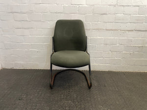 Black Office Visitors Chair (Faded/Rusted) - PRICE DROP