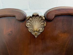 Ball and Claw Headboard with Two Drawer Pedastals
