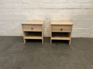 One Drawer Bedside Pedastals (One drawer faulty) - PRICE DROP
