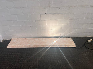 Marble Print Shelf RHS with Down Light