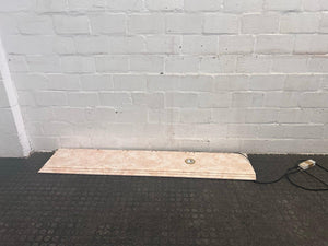 Marble Print Shelf RHS with Down Light