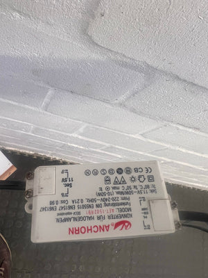 Marble Print Shelf with Down Light