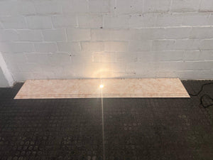 Marble Print Shelf with Down Light