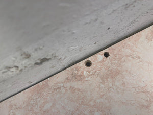 Marble Print Shelf with Down Light