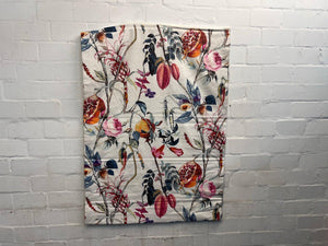 Floral Print Roman Kitchen Blind 1m wide x 135cm long