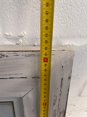 Rustic Framed Black and White Beach Shoreline Wall Art