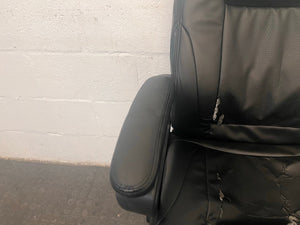 Padded Black Visitors Chair - PRICE DROP