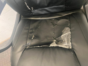 Padded Black Visitors Chair - PRICE DROP