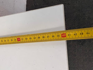 Three Drawer Red and White office Credenza - PRICE DROP - 2ndhandwarehouse.com
