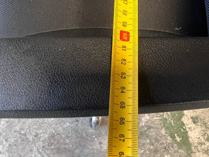 Black Leather High Back Office Chair - Has fabric Damage