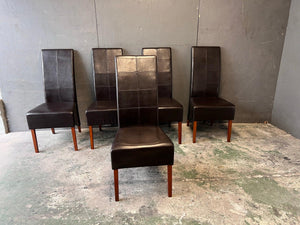 Nespresso Leather Dining Chair - PRICE DROP