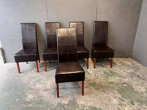 Nespresso Leather Dining Chair - PRICE DROP