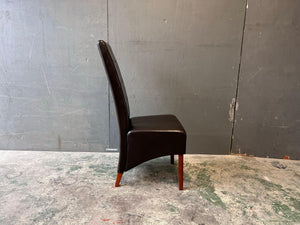 Nespresso Leather Dining Chair - PRICE DROP