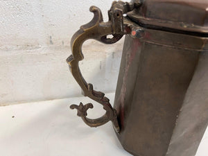 Antique Metal Water Jug