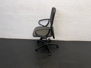 Striped High Back Office Chair