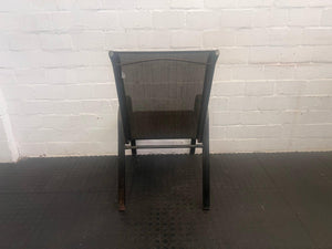 Grey Steel Framed Patio Chair (Slight Rust)