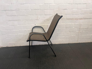Grey Steel Framed Patio Chair