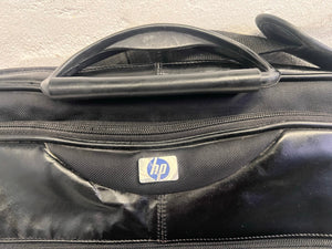 Black Pleather HP Laptop Bag