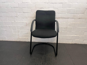 Black Material Mid-Back Office Chair - PRICE DROP