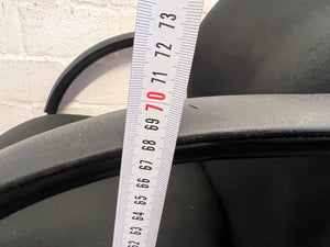 Black Material Mid-Back Office Chair - PRICE DROP