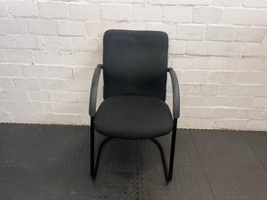 Black Material Mid-Back Office Chair - PRICE DROP