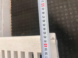 White Slated Patio Chair (Some Chipping)