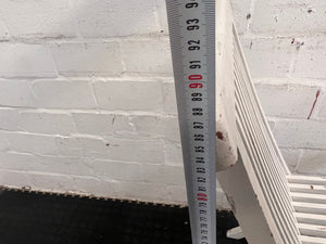 White Slated Patio Chair (Some Chipping)