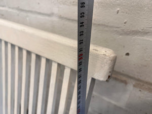 White Slated Patio Chair