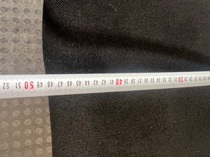 Black Fabric Mid-Back Office Chair On Wheels