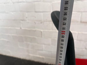 Black and Red Office Chair On Wheels (Hydraulics Not Working & No Arm Rests) - REDUCED