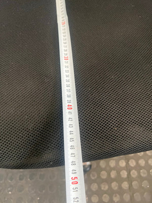 Black Fabric High-Back Office Chair On Wheels (Slight Damage Underneath)