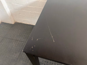 Dark Brown Wooden Table (Some Scratches on Surface) 90 x 90cm