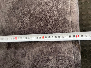 Grey Material Ottoman - PRICE DROP