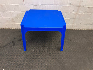 Blue Kiddies Plastic Table