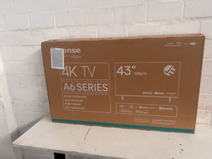 Hisense 4K LED HD VIDAA 43" Smart TV A6 Series