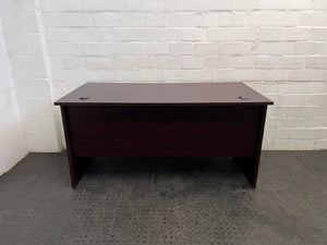 Dark Wood Simple Office Desk (1.5m x 0.75 m)