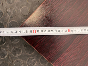 Dark Wood Desk Extension (75cmx75cm)