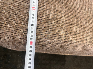 Brown Fabric Ottoman - PRICE DROP