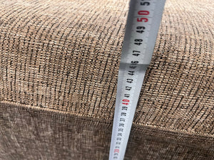 Brown Fabric Ottoman - PRICE DROP