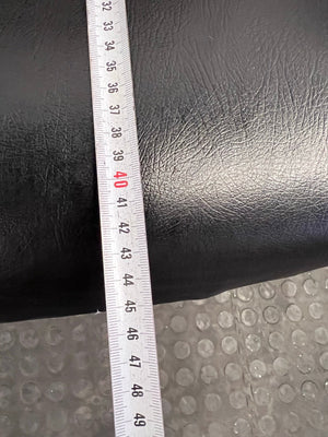 Black Pleather High Back Office Visitors Chair - 2ndhandwarehouse.com