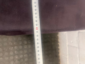 Brown Fabric Ottoman - PRICE DROP