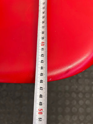 Red Dining Chair with Wooden Legs - PRICE DROP