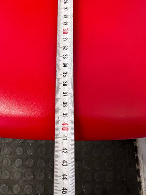 Red Dining Chair with Wooden Legs - PRICE DROP