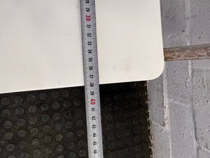 Wooden Framed White Seat Garden Chair