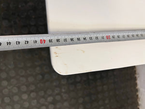 Wooden Framed White Seat Garden Chair