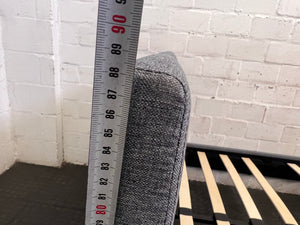 Grey Fabric Decofurn Double Bed Base - REDUCED