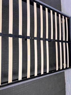 Grey Fabric Decofurn Double Bed Base - REDUCED
