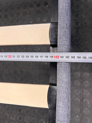 Grey Fabric Decofurn Double Bed Base - REDUCED